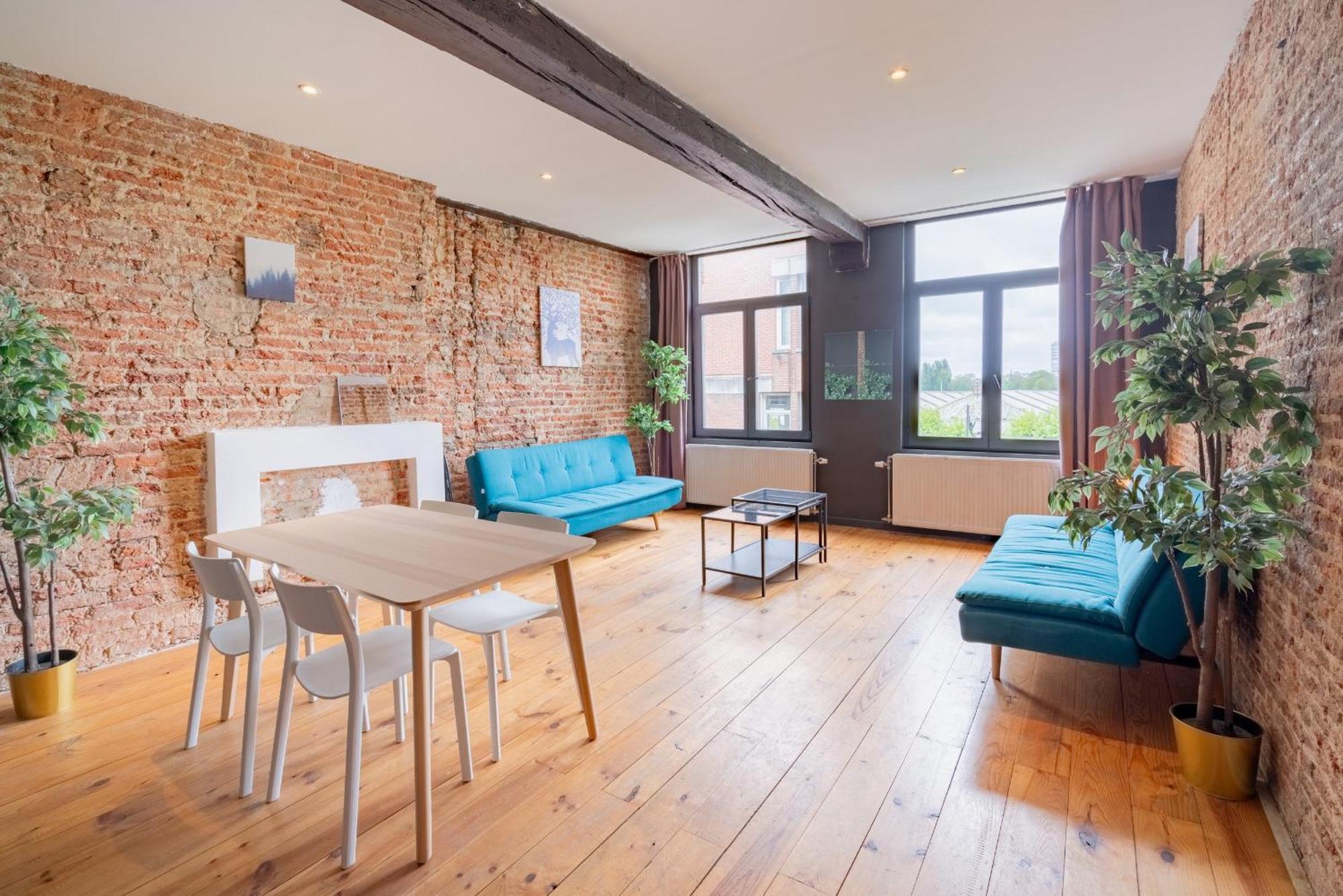 Charming Two-Bedroom River Side Apartment Antwerpia Zewnętrze zdjęcie